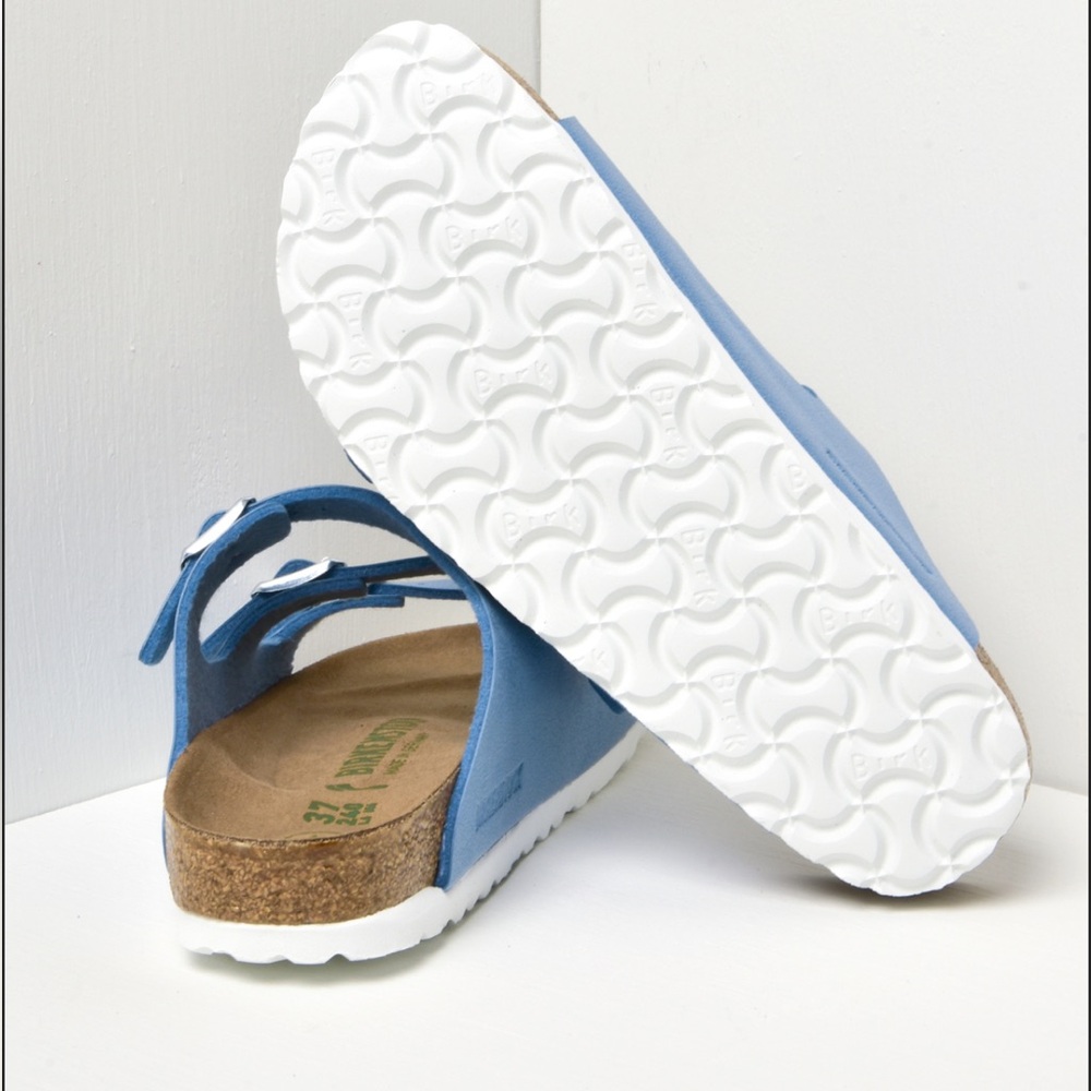 Birkenstock Women's Florida VEGAN Sandals Brushed Dove Blue EU 38 US 7-7.5 - Picture 5 of 10